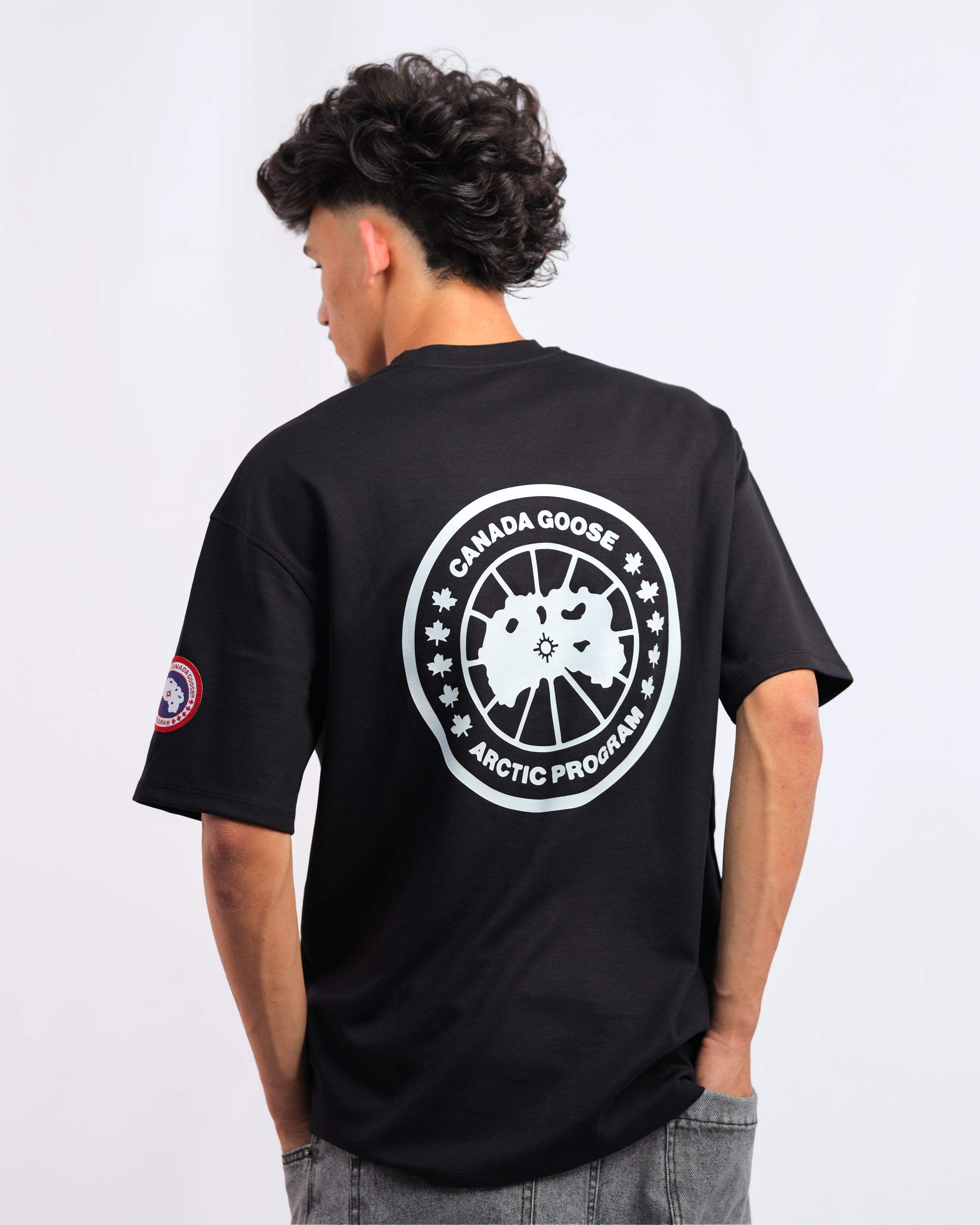 Men’s Black Interlock Canada Goose T-Shirt