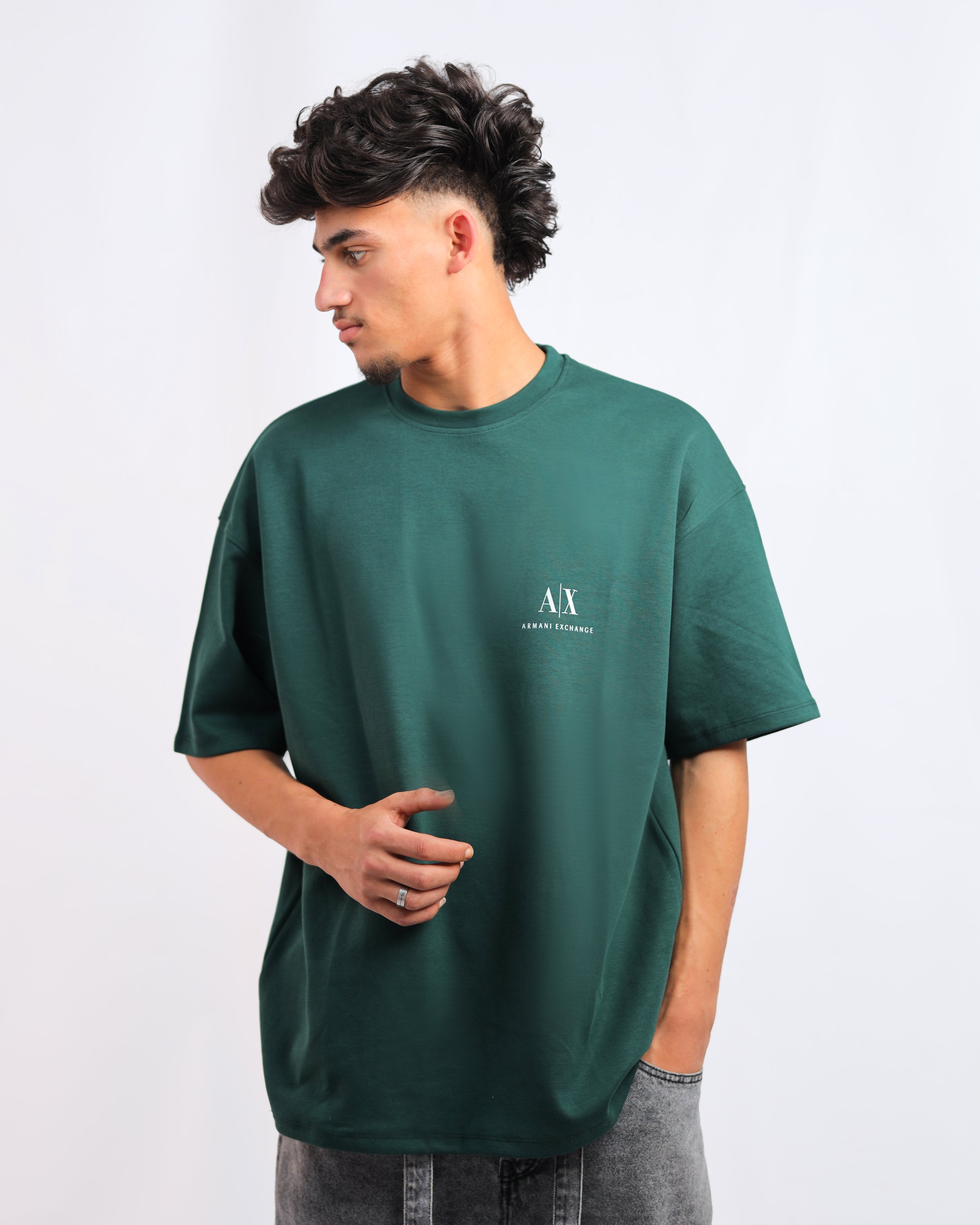Men’s Dark Green Interlock T-Shirt
