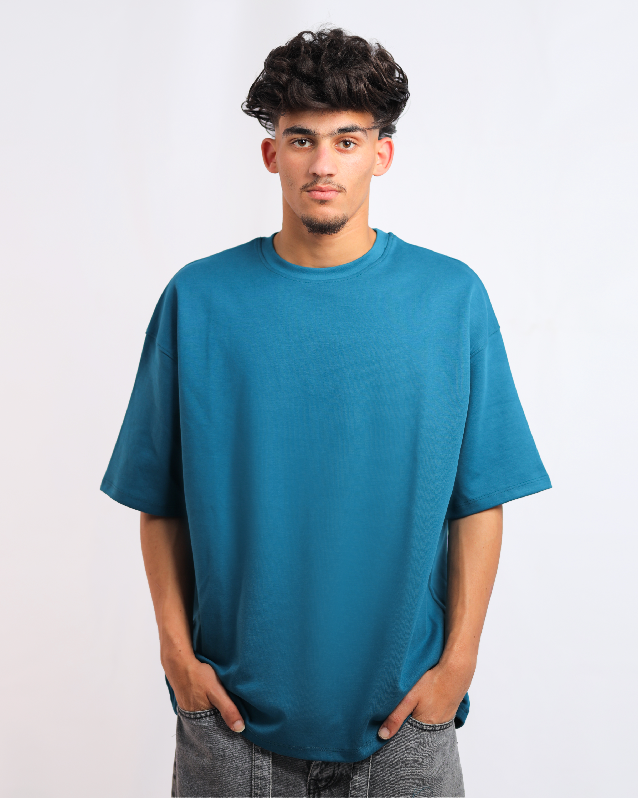Men’s Teal Basic Interlock T-Shirt
