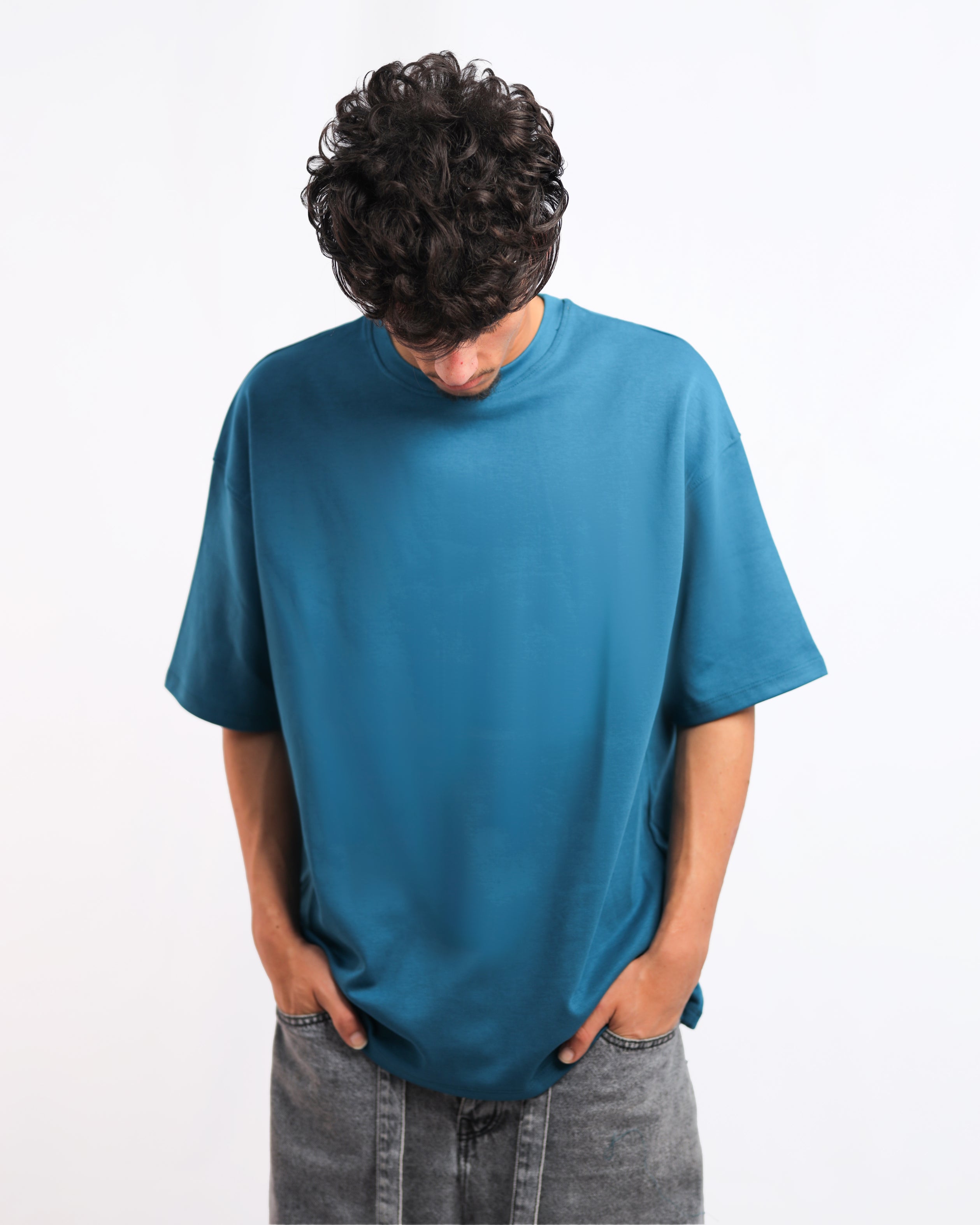 Men’s Teal Basic Interlock T-Shirt
