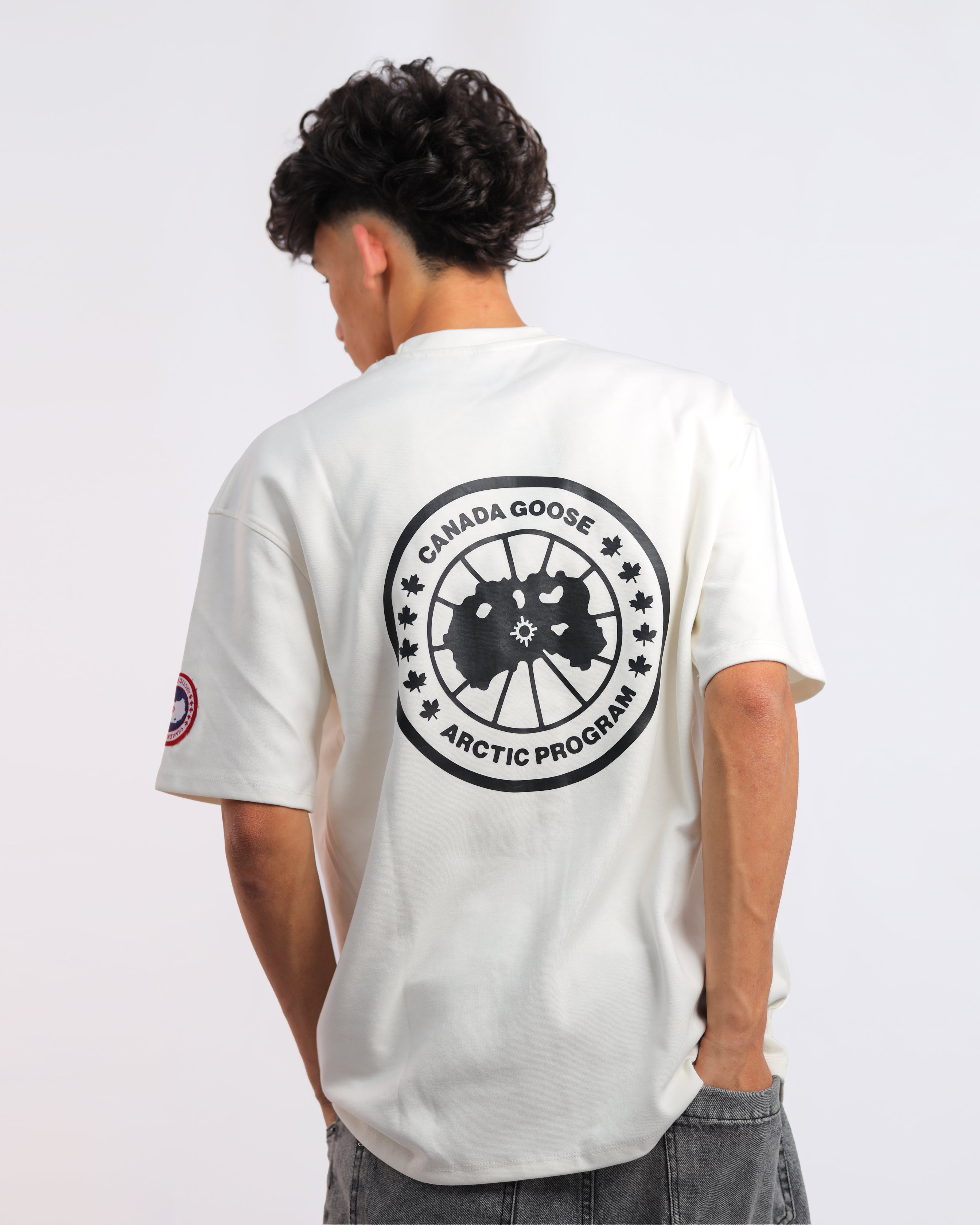 Men’s White Interlock Cotton T-Shirt