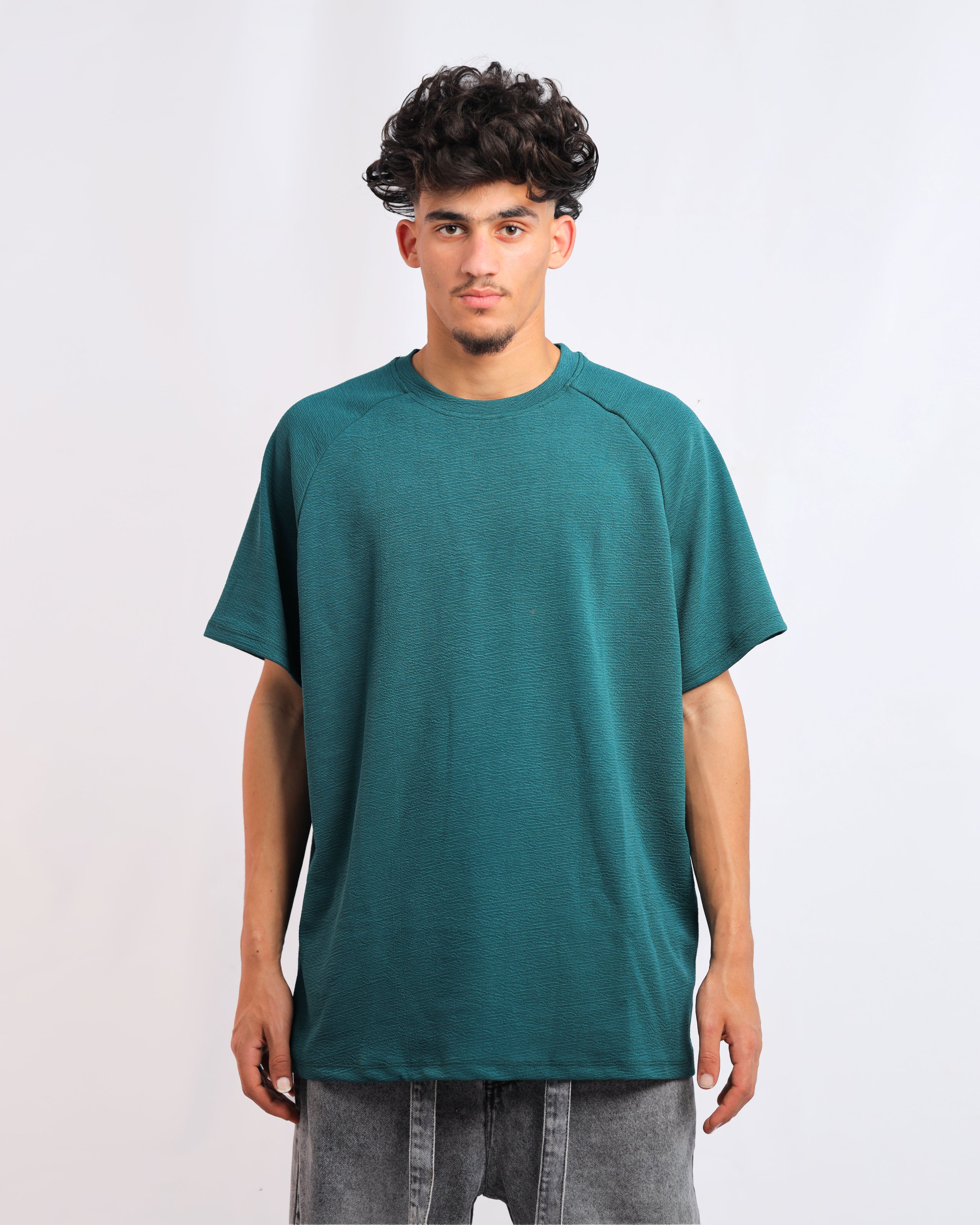 Men’s Turquoise Hashira Cotton T-Shirt