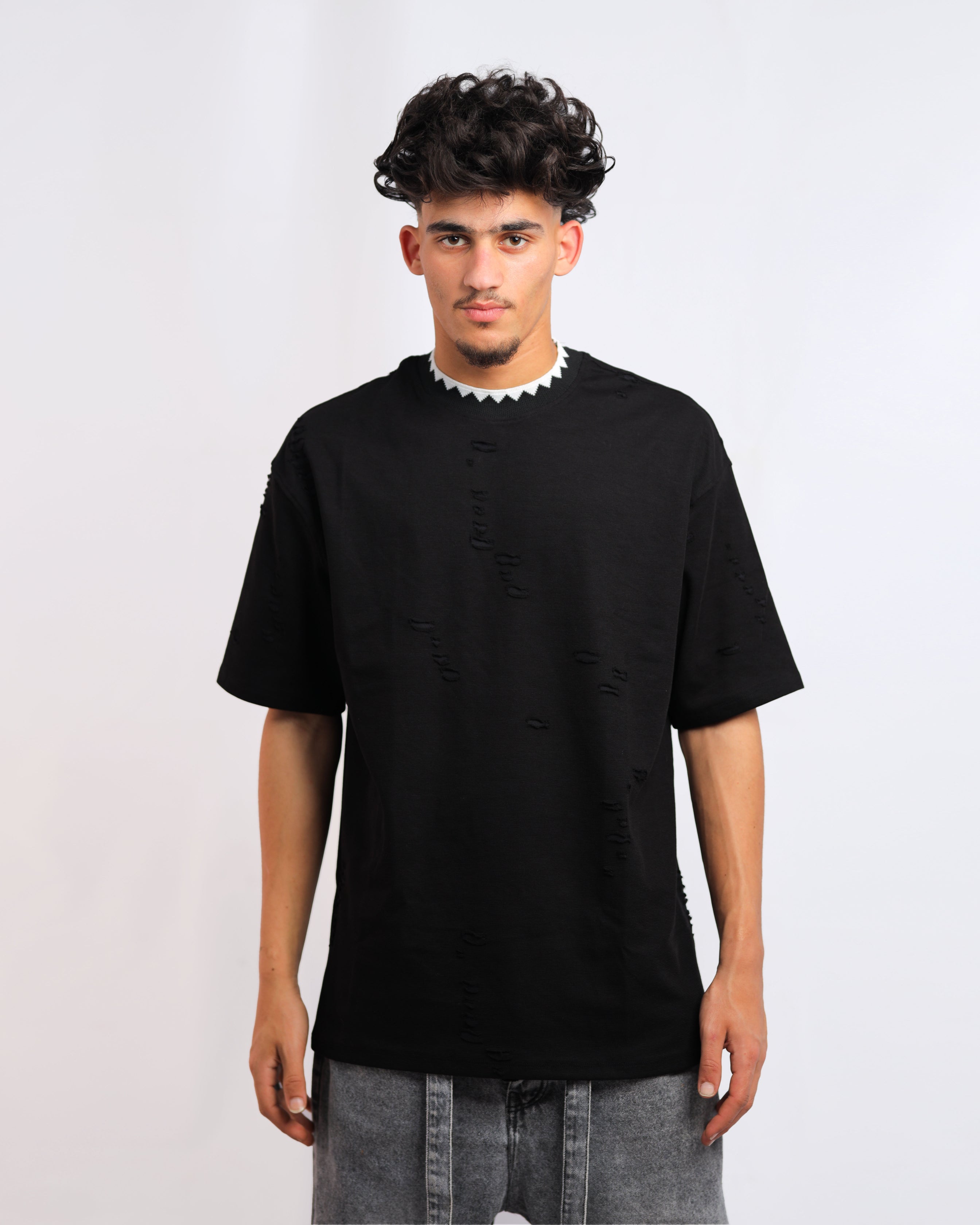 Men’s Black Interlock Cotton T-Shirt