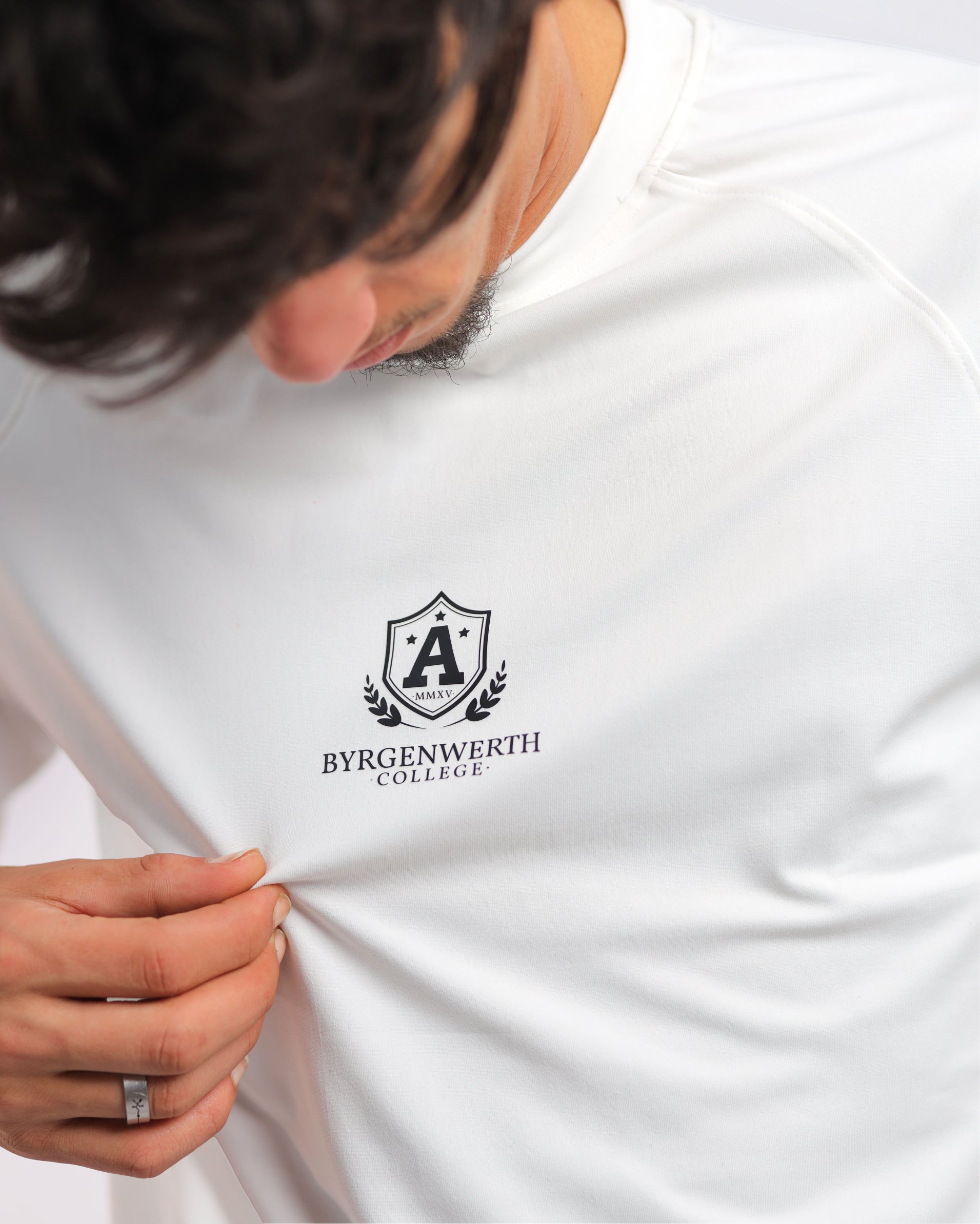 Men’s White Light Cotton Lycra T-Shirt