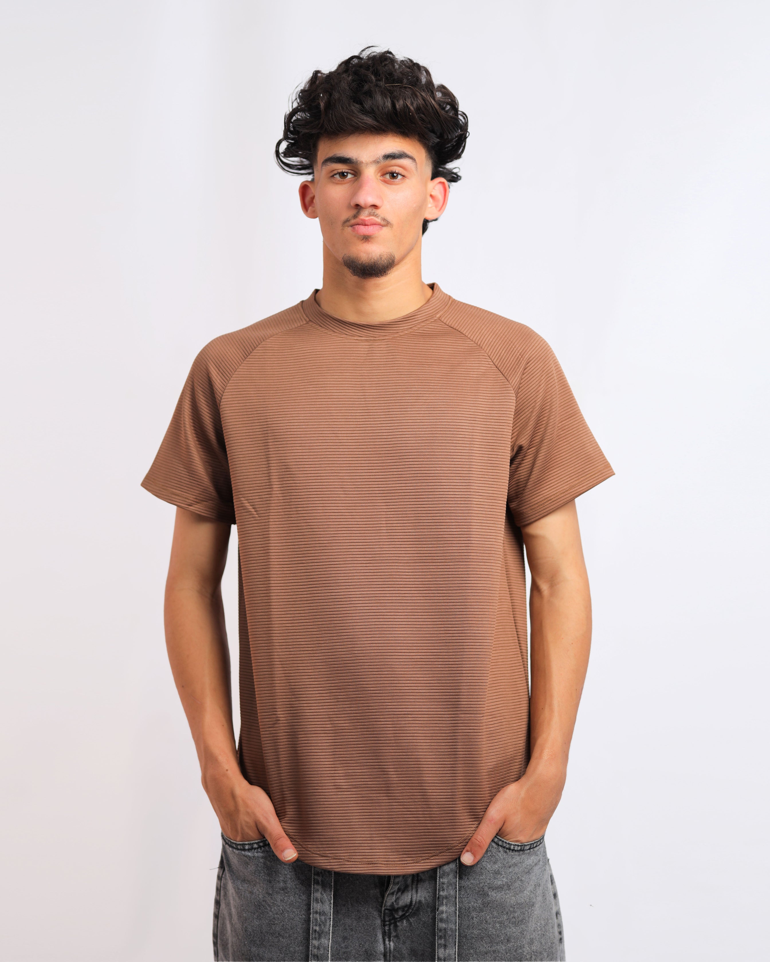 Men’s Brown Cardony Cotton T-Shirt