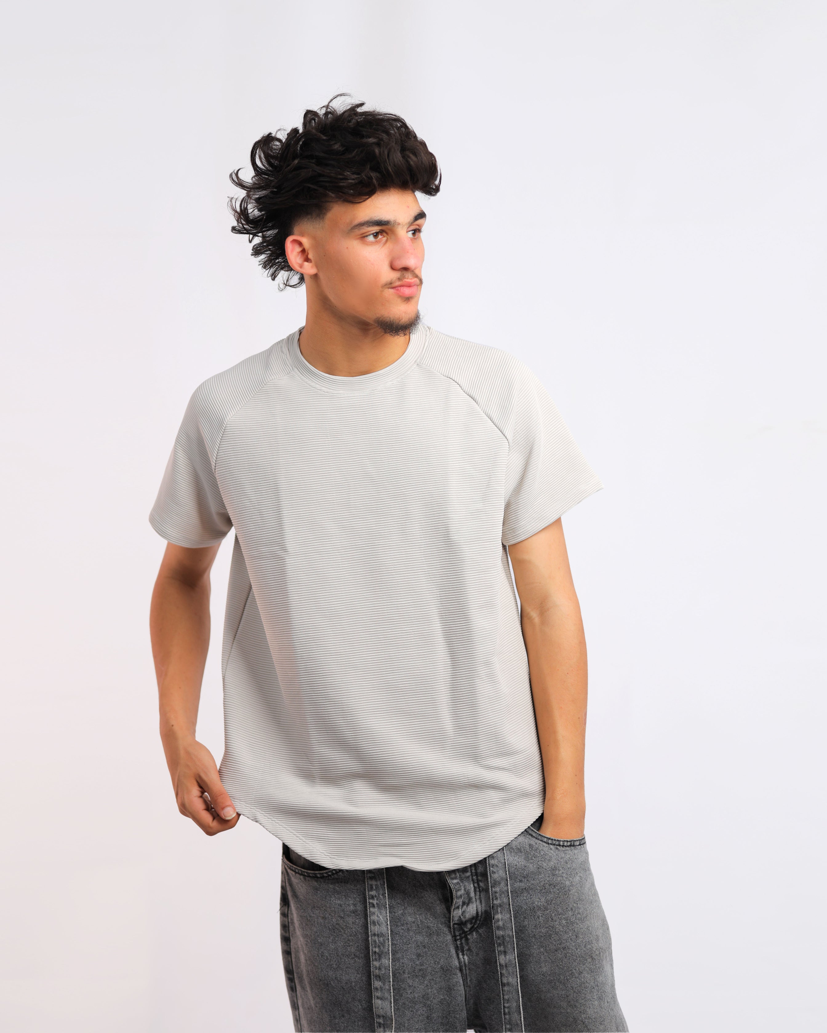 Men’s Grey Cardony Cotton T-Shirt