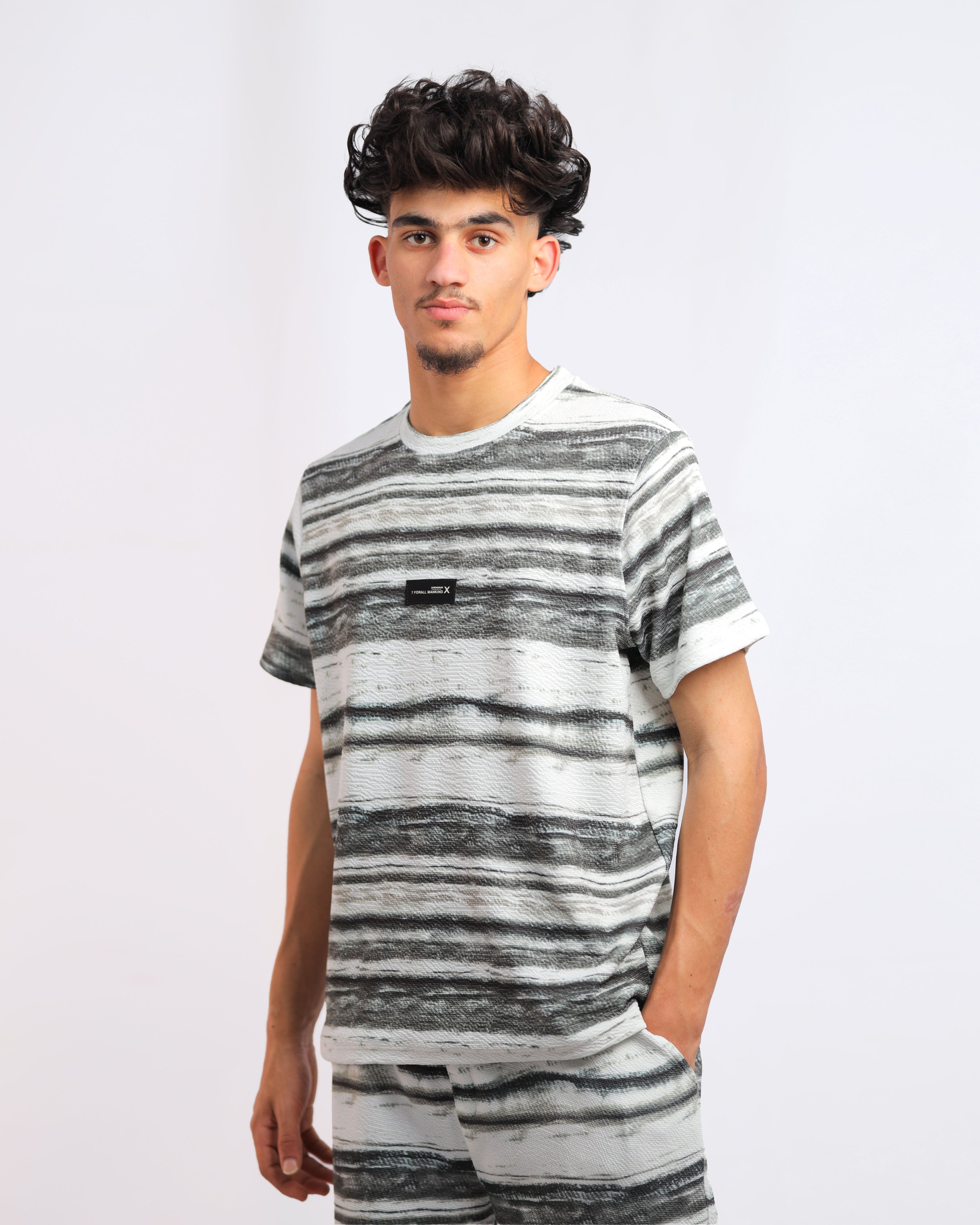 Men’s Storm Stripe Textured Summer Set