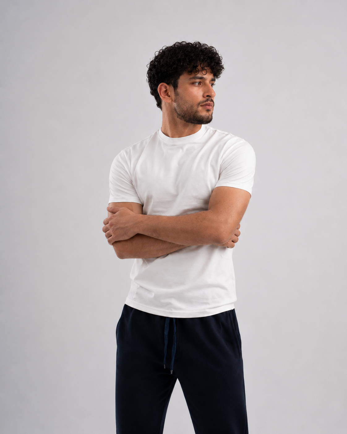 White Basic Tee