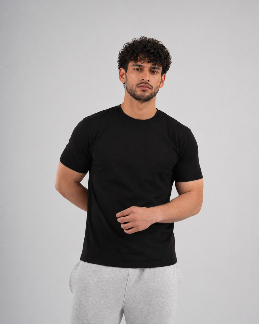 Black Basic Tee