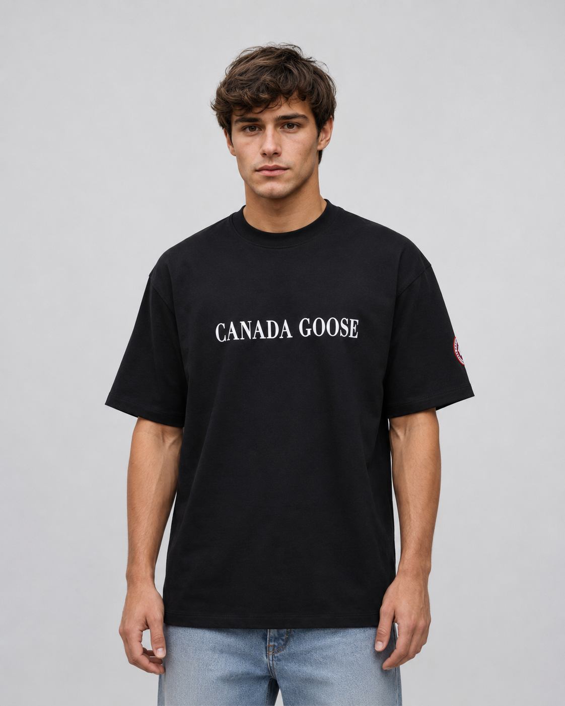 Men’s Black Interlock Canada Goose T-Shirt