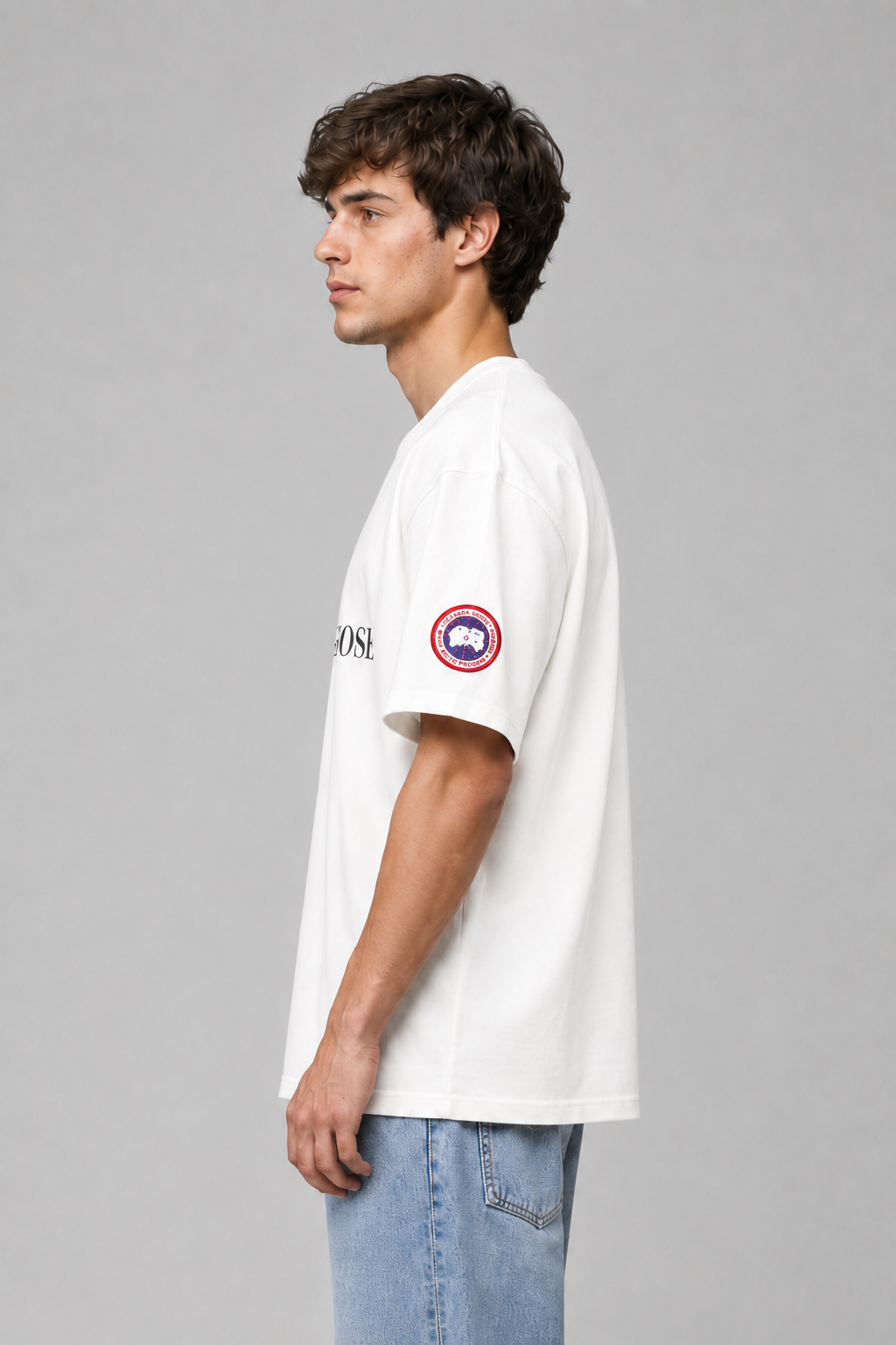Men’s White Interlock Cotton T-Shirt