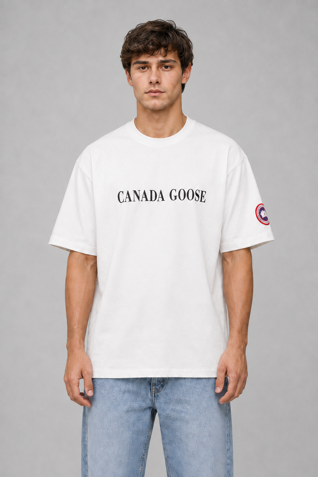 Men’s White Interlock Cotton T-Shirt