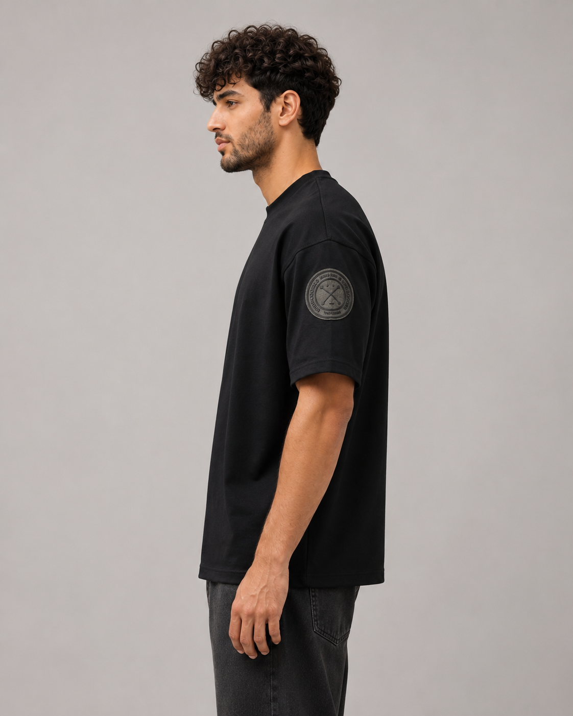 Men’s Black Interlock T-Shirt