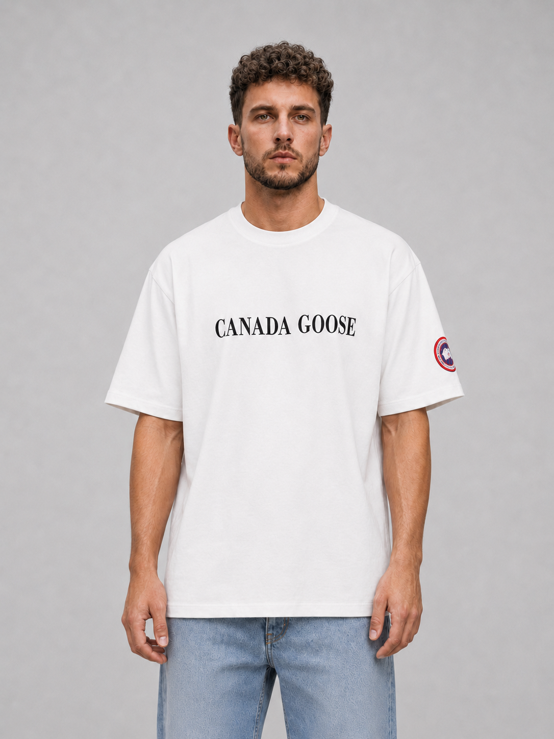 Men’s White Interlock Cotton T-Shirt