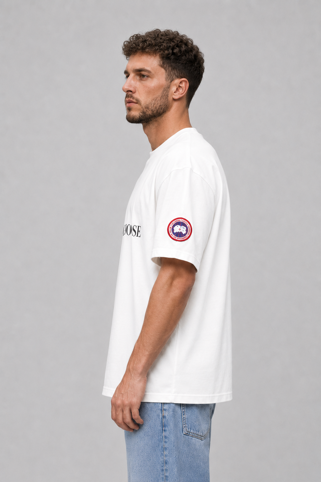 Men’s White Interlock Cotton T-Shirt