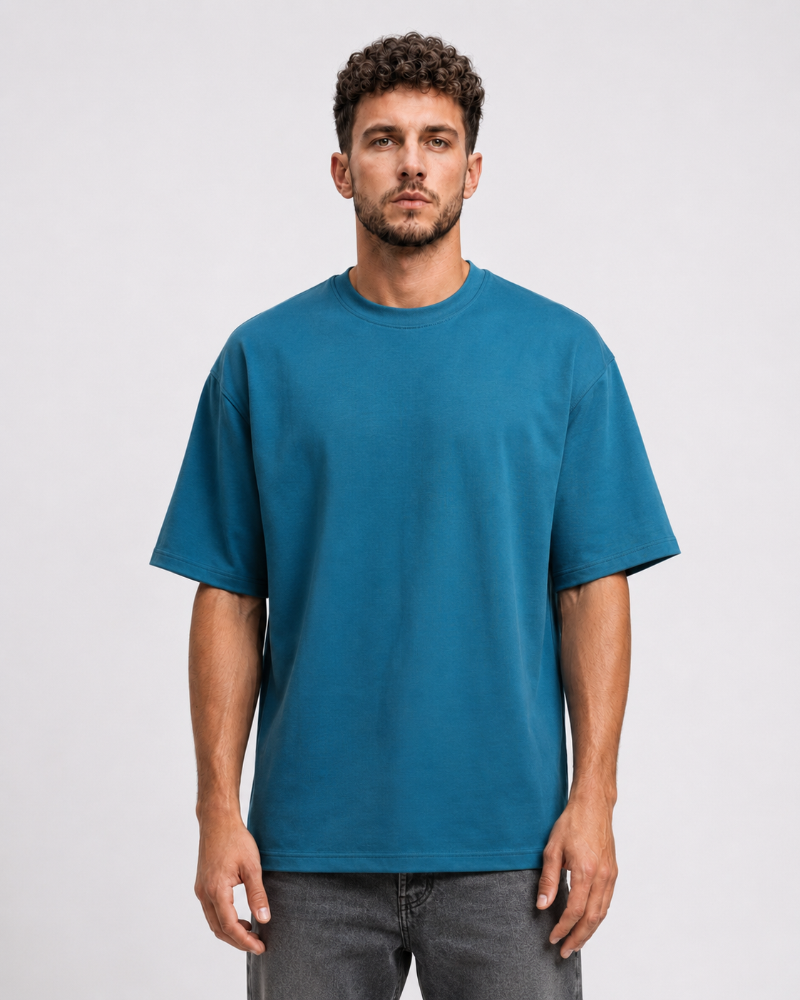 Men’s Teal Basic Interlock T-Shirt