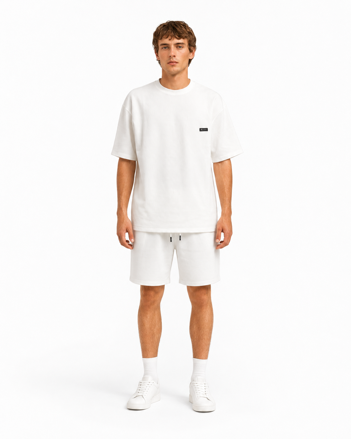 Popcorn Cotton Relaxed Summer Set