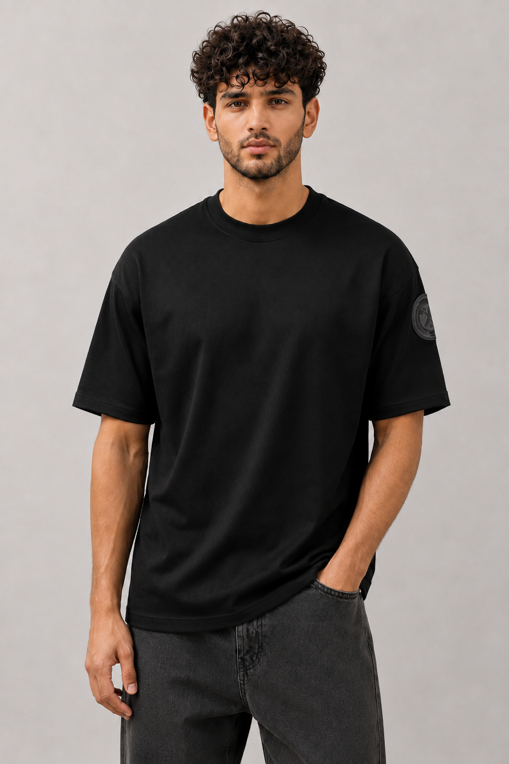 Men’s Black Interlock T-Shirt