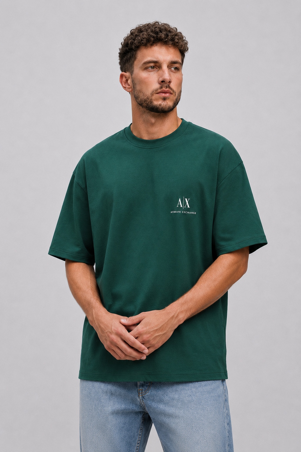 Men’s Dark Green Interlock T-Shirt