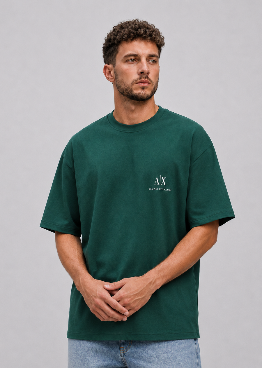 Men’s Dark Green Interlock T-Shirt