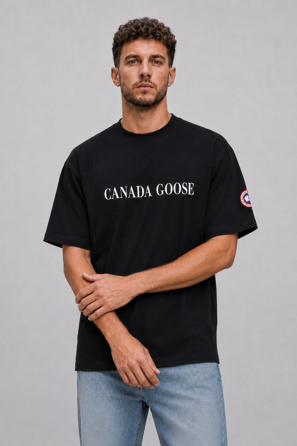 Men’s Black Interlock Canada Goose T-Shirt